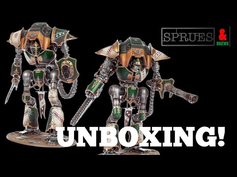 Warhammer The Horus Heresy Plastic Cerastus Knight Acheron and Castigator Unboxing and Review