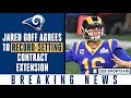 Jared Goff agrees to RECORD-SETTING extension with Rams | CBS Sports HQ