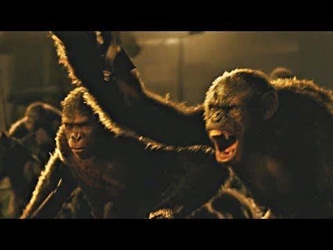 Battle Scene (Part 1) | Dawn of the Planet of the Apes (2014)#LOWI