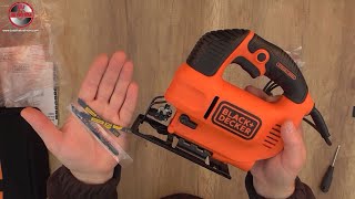 Unboxing - How to replace jig saw blade on Black & Decker KS701PE3S Jigsaw 520 W - Bob The Tool Man