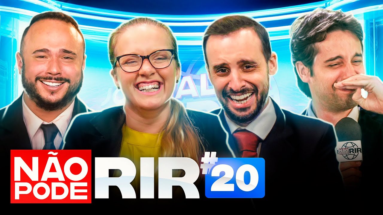 JORNAL NÃO PODE RIR com Rafael Studart, Marcos Castro, Luciana D'Aulizio e Ed Gama