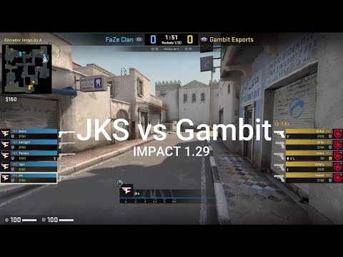 CSGO POV FaZe jks (17/11) vs Gambit (dust2) @ IEM Katowice 2022