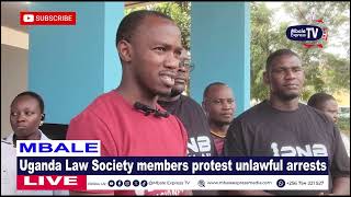 Uganda Law Society members protest Unlawful arrests, Torture