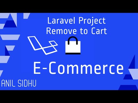 Laravel E commerce Project 16 Remove to Cart