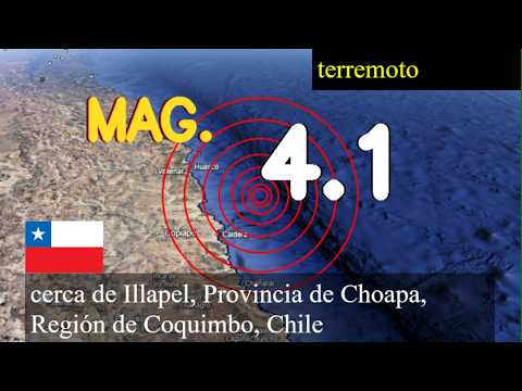 😱🚨  Terremoto cerca de Illapel, Provincia de Choapa, Región de Coquimbo, Chile actualizaciones en vi