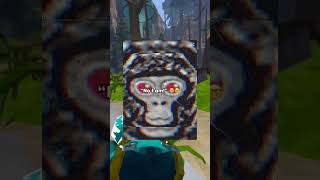 Gorilla tag ghosts with animal company  background ￼