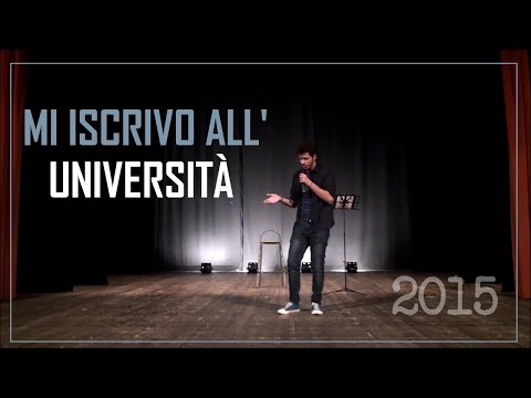 "PAPÀ, MI ISCRIVO ALL' UNIVERSITÀ" - Vincenzo Comunale | Stand Up Comedy (2015)
