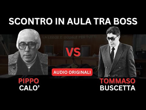 CONFRONTO DI MAFIA: TOMMASO BUSCETTA CONTRO PIPPO CALO AL MAXIPROCESSO A COSANOSTRA