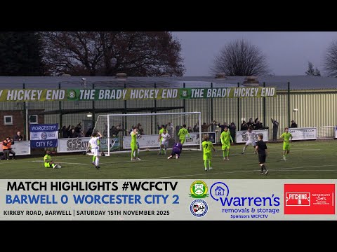Barwell 0 Worcester City 2 | Pitching In Southern Premier League Central Division