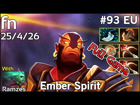 fn  Ember Spirit - Dota 2 Full Game 7.18 - 7282  Avg MMR