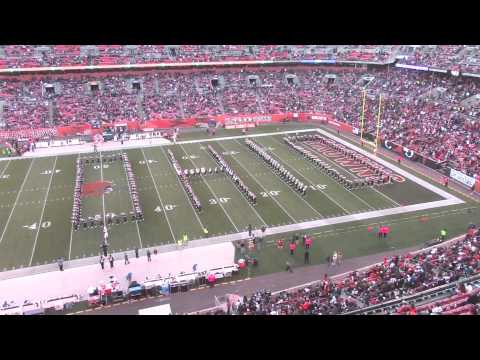 Ohio State University Marching Band TBDBITL Performance at the Cleveland Browns 10/26/2014