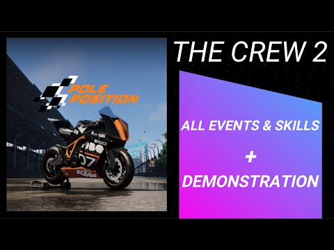 The crew 2 "Pole Position" summit . All events + skills & demonstration(pre-run) . DESCRIPTION