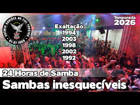 GAVIÕES DA FIEL 2026 | SAMBAS INESQUECÍVEIS | 24H DE SAMBA #24H25