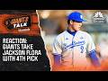 Why San Francisco made the ‘obvious' choice in taking Jackson Flora | Giants Talk | NBCSBA