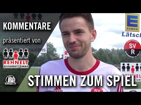 Stimmen zum Spiel (SV Rugenbergen - FC Süderelbe, Oberliga) präsentiert von Rehnelt Zeitarbeit