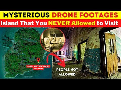 Vue drone de North Brother Island