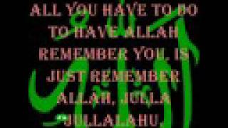 Remember Allah- Dawud Wharnsby (Lyrics)