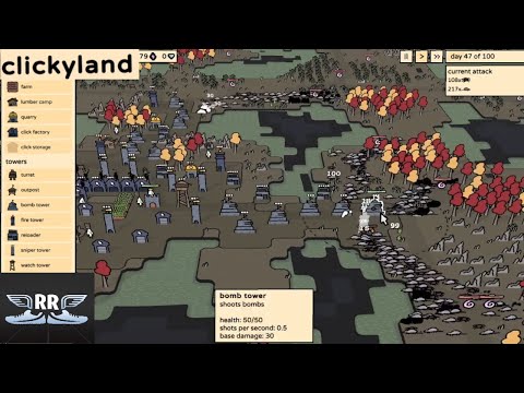 Clickyland - Tower Defense City Builder using clicks (Steam Winter Sale)