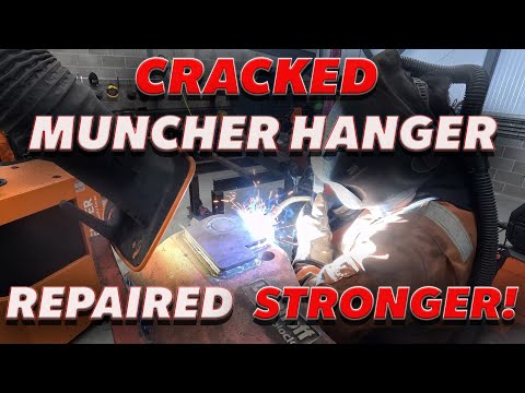 COLOSSUS 50T Excavator Muncher | Cracked! Hanger Repair!