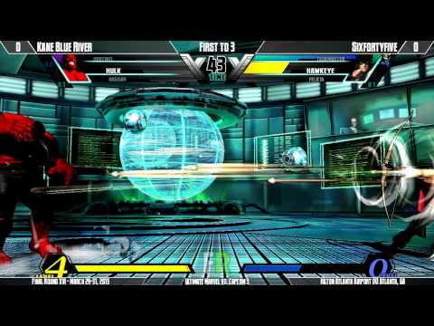 FR16 - UMvC3 - FT3 - KaneBlueRiver vs Sixfortyfive