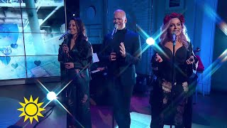 Alcazar med låten Alcastar - Nyhetsmorgon (TV4)