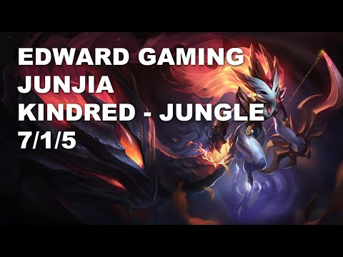 EDward Gaming JunJia Jungle Kindred vs Lee Sin - KR Challenger Patch 10.9
