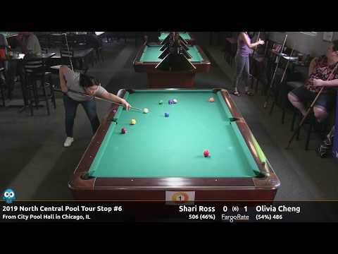 Shari Ross vs Olivia Cheng - 10 Ball - 2019 NCPT Stop #6
