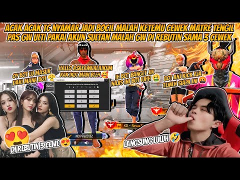 ACAK-ACAK TC NYAMAR JADI BOCIL MALAH KETEMU 3 CEWE MATRE PAS GW ULTI MALAH JADI REBUTAN 3 CEWE !!