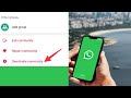 How to Delete / Remove Announcement Groups in WhatsApp | Exit Community Groups (Android)-2024