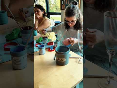 Ezo& Botz Pottery Glaze Workshop at Botzhaus Münster Pottery Painting