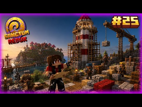 🔮SANCTUM🔮| EL FARO Y LA NUEVA COLONIA🗼- Minecraft con Mods - Ep#25