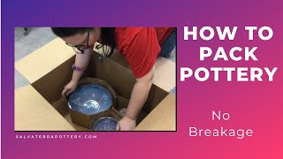 How to Pack Pottery, No Breakage, Efficient, Minimal Materials | Salvaterra Pottery | Wholesale