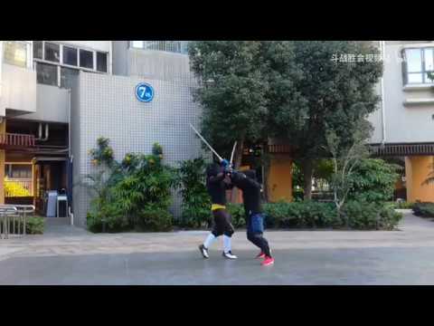 longsword vs nodachi sparring