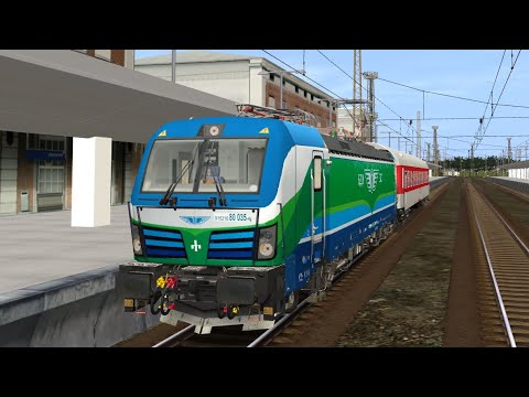 Trainz 12: Ruse - Gorna Oryahovisa with regional train and locomotive 80 035