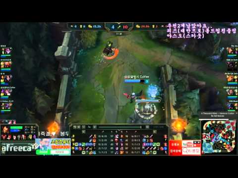 SKT T1 Faker Syndra vs Leblanc, Mid Solo Q, Season 5 League of Legends