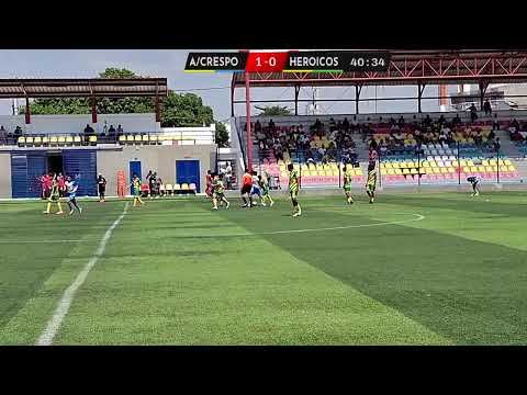 TORNEO NACIONAL DIFUTBOL ACADEMIA DE CRESPO VS HEROICOS DE BOLIVAR CATEGORIA U15 GRUPO 41