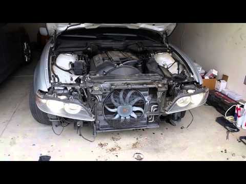 BMW E39 530 Aux Push A/C Fan removal/install DIY tip