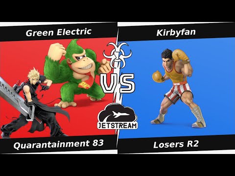 Quarantainment 83 Losers R2 - Green Electric (Cloud, DK) Vs Kirbyfan (Little Mac) - SSBU