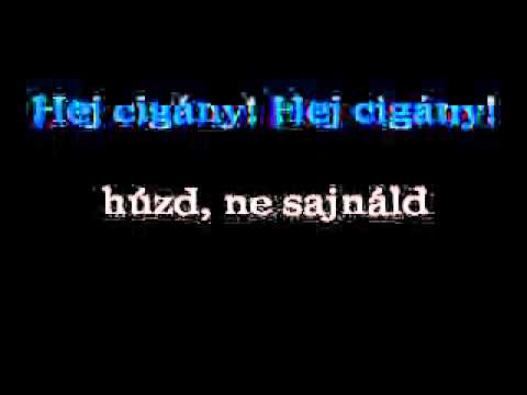 Hej cigány! Karaoke