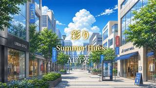 【AI音楽】彩り-Summer Hues-【夏BGM/ Summer Lofi】