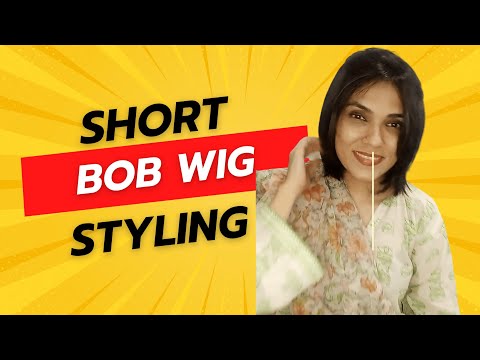 Short Wigs Bob Style Wig by @ZebaishWigsExtensions...