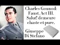 EXTREMELY RARE!!! Giuseppe Di Stefano «Salut! demeure chaste et pure» live(!!!) in Toronto 1949