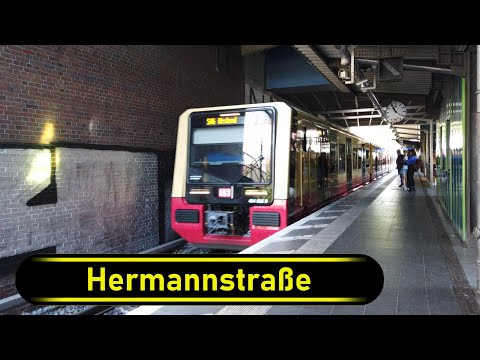 S-Bahn Station Hermannstraße - Berlin 🇩🇪 - Walkthrough 🚶