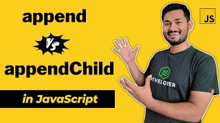 Download the video "What is the difference between append and appendChild? | The Complete JavaScript Course | Ep.58"