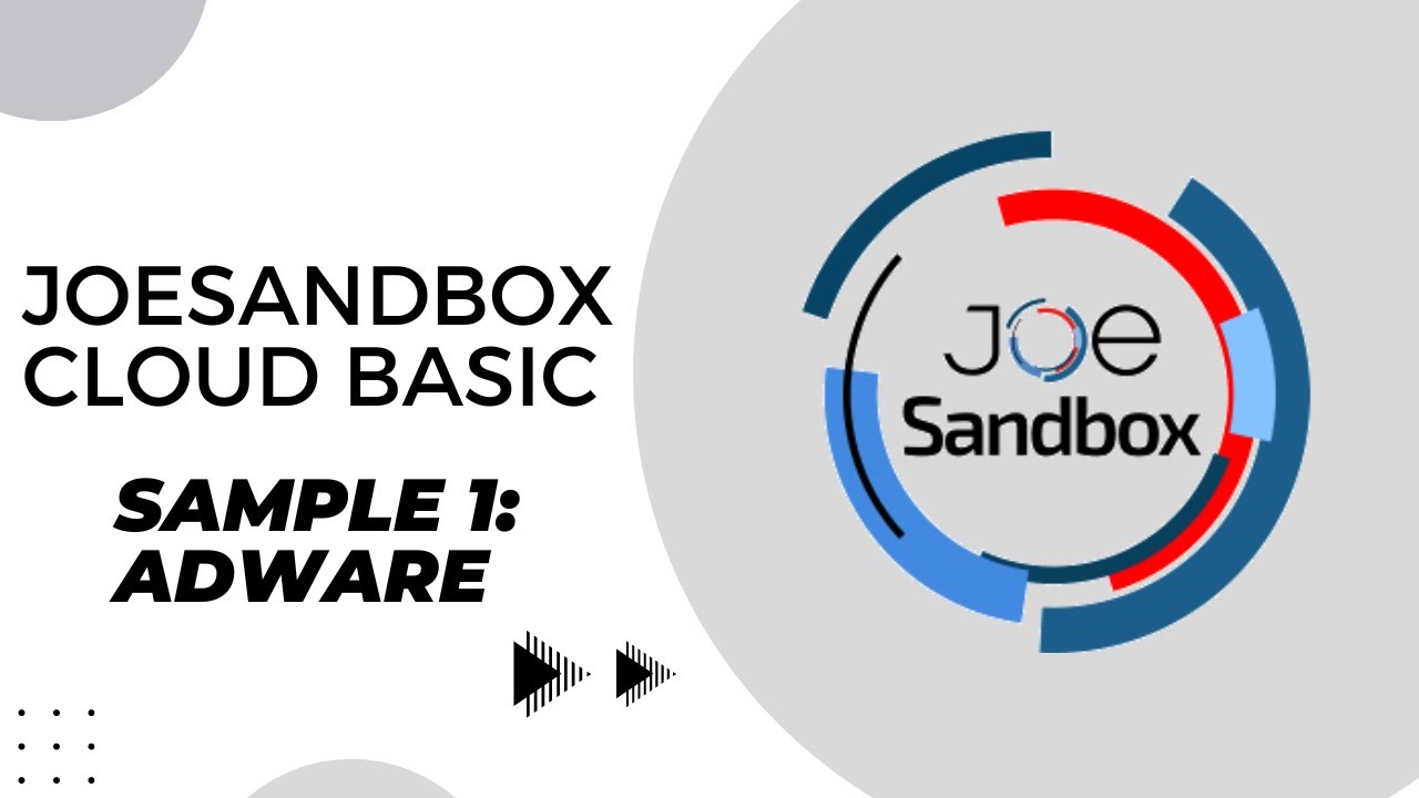 JoeSandbox Cloud Basic Spyware Sample 1: Adware