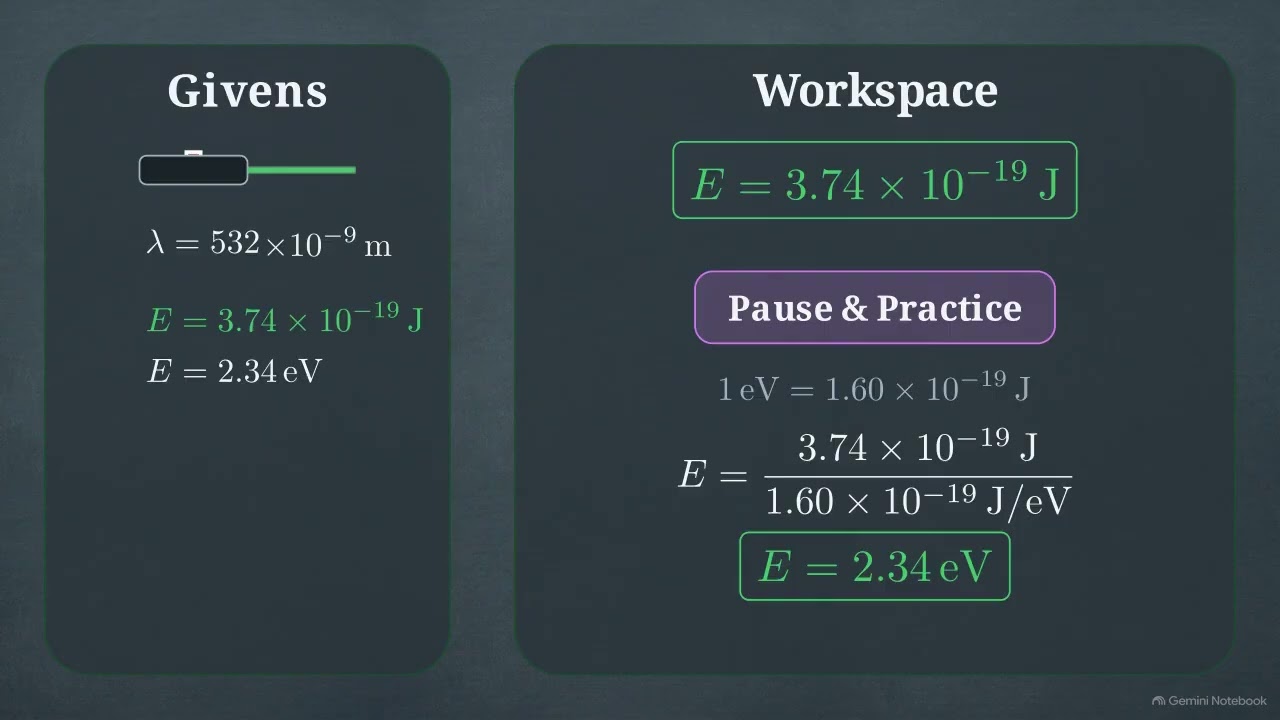 Photon Energies and the Electromagnetic Spectrum