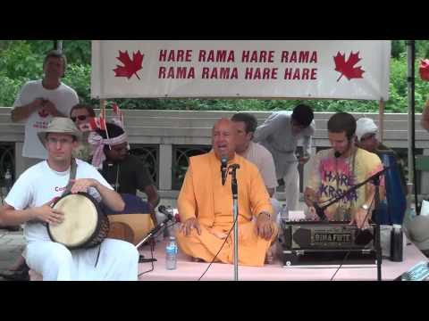 Canada day Harinama in Ottawa with HH Bhaktimarga Swami -2014