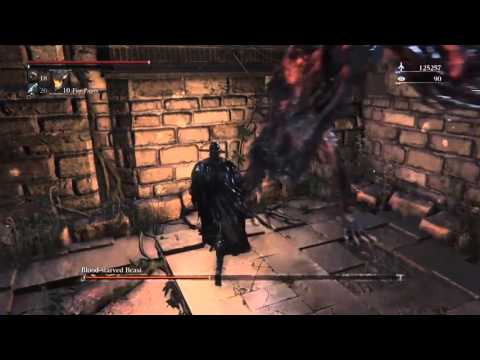 Bloodborne- New Game Plus Blood Starved Beast Boss Fight
