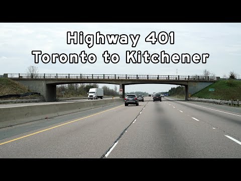 2018/05/14 - Highway 401 - Toronto to Kitchener
