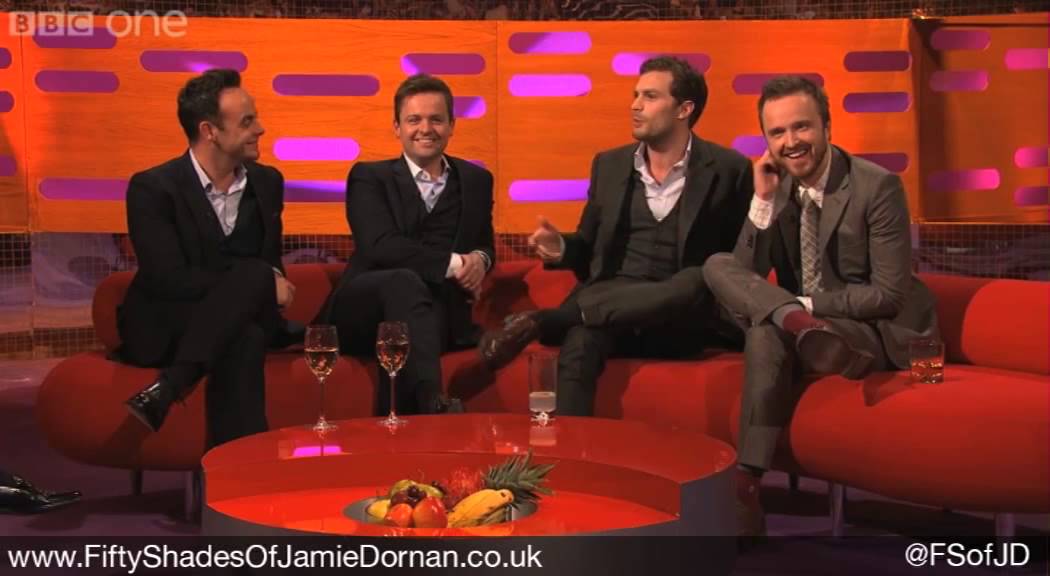 Jamie Dornan's funny walk on the Graham Norton Show - YouTube